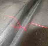 V-gap measurement on pipes