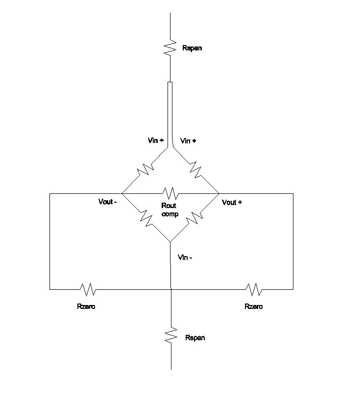 Half open bridge with passive compensation.