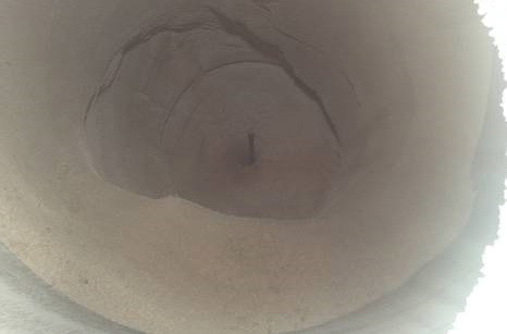 vessel build-up in silo