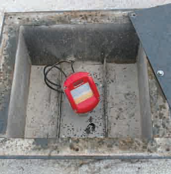 3DLevelScanner mounted on top of cement silo.