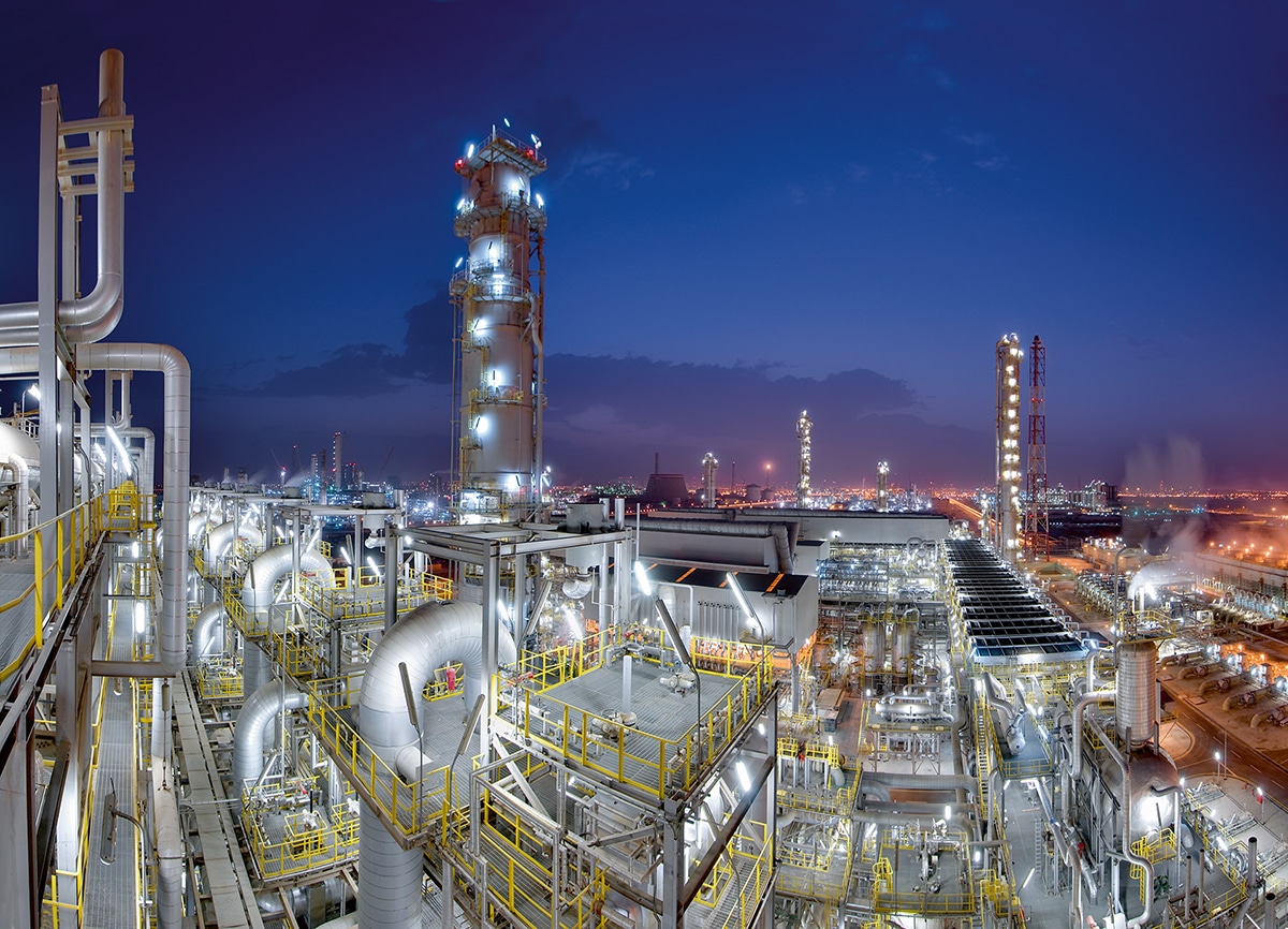 Linde ethylene plant in Al Jubail, Saudi Arabia.