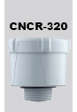 A white plastic container with a black text