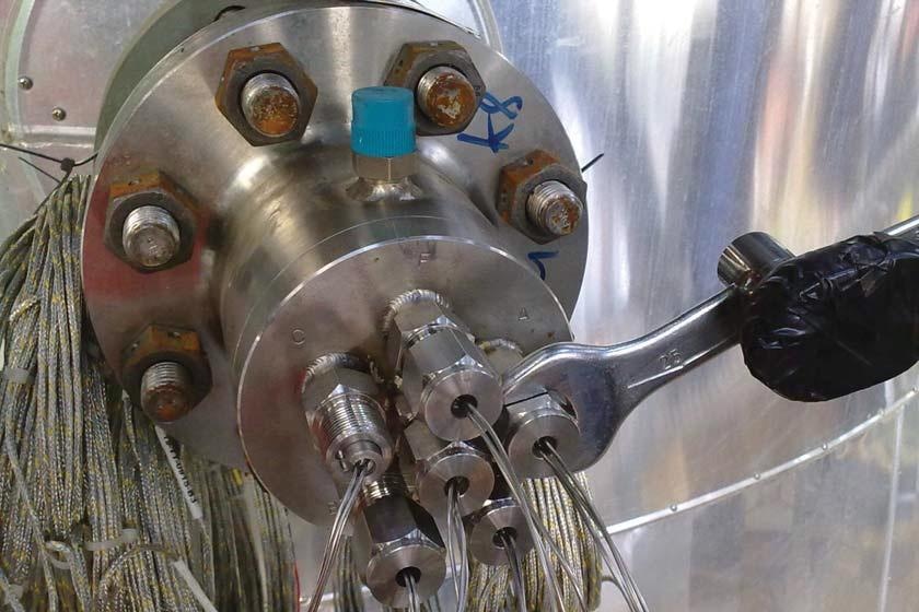 Figure 2: Individual temperature sensors can be quickly replaced.