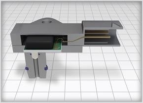 TVC-Series easy integration in metal/plastic housing with radial sealing (o-ring).