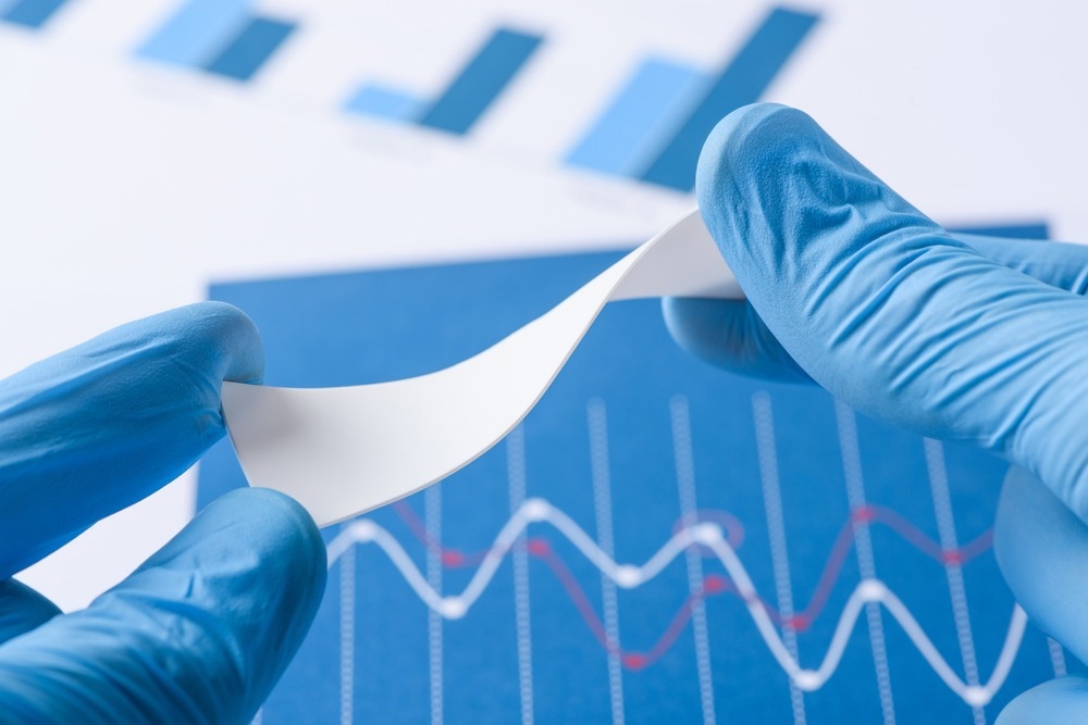 Scientist hold novel flexible material with new properties