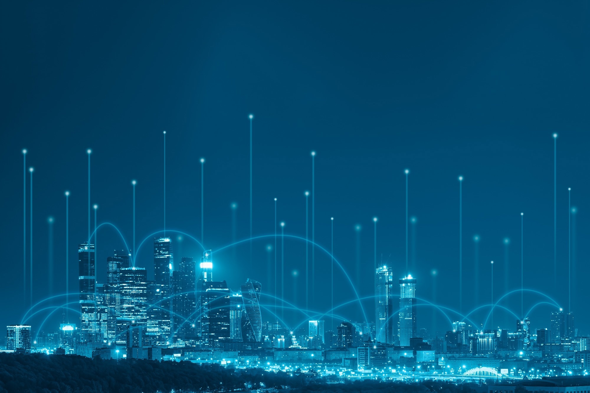 Smart city concept.