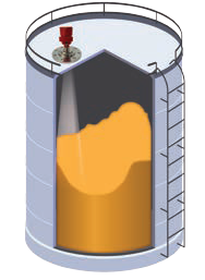 Radar sensors send real-time levels right to your BinCloud® software.