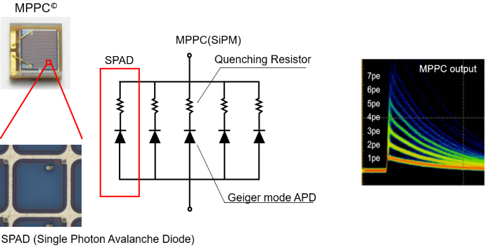 Unique MPPC structure and output