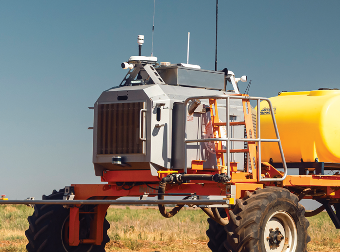 Autonomous SwarmFarm equipment
