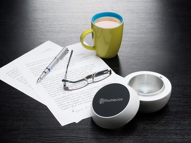 Humavox wireless charging station.