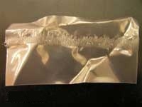 Seam of a plastic bag