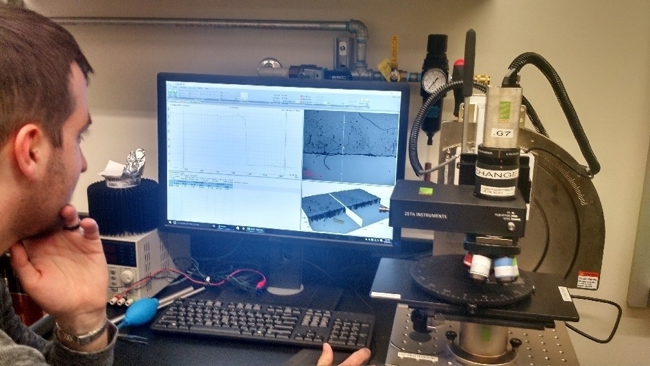 The Zeta-20 Optical Profiler in use at Dr. Kramer