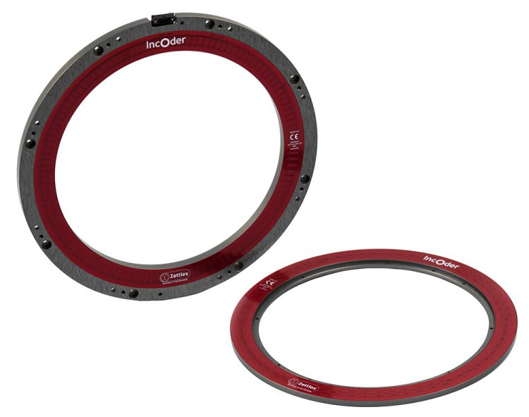 A large bore, low height inductive encoder.