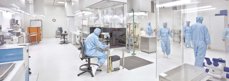 State-of-the-art Production in First Sensor Clean Rooms
