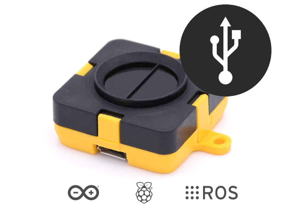 ToF Sensor with Ranging Capabilities from 3 cm up to 3.3 m: TeraRanger Evo Mini