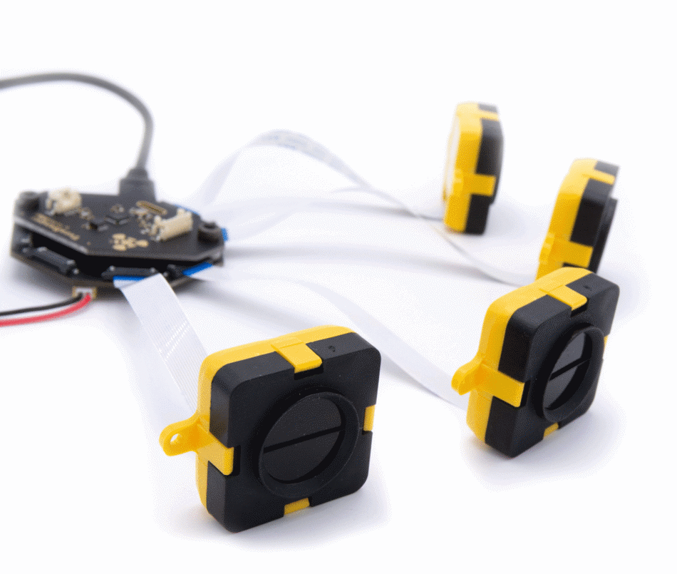 ToF Sensor with Ranging Capabilities from 3 cm up to 3.3 m: TeraRanger Evo Mini