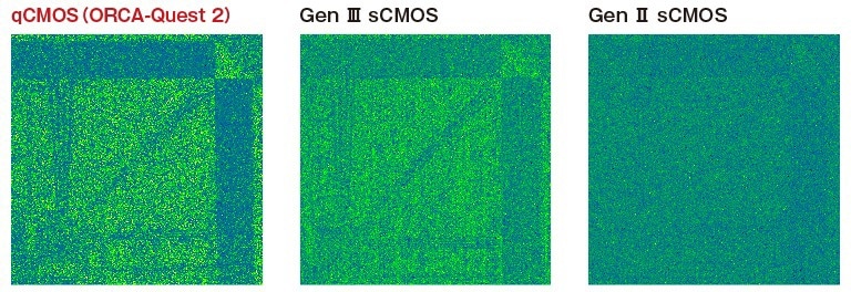 Comparison of average 1 photon per pixel image