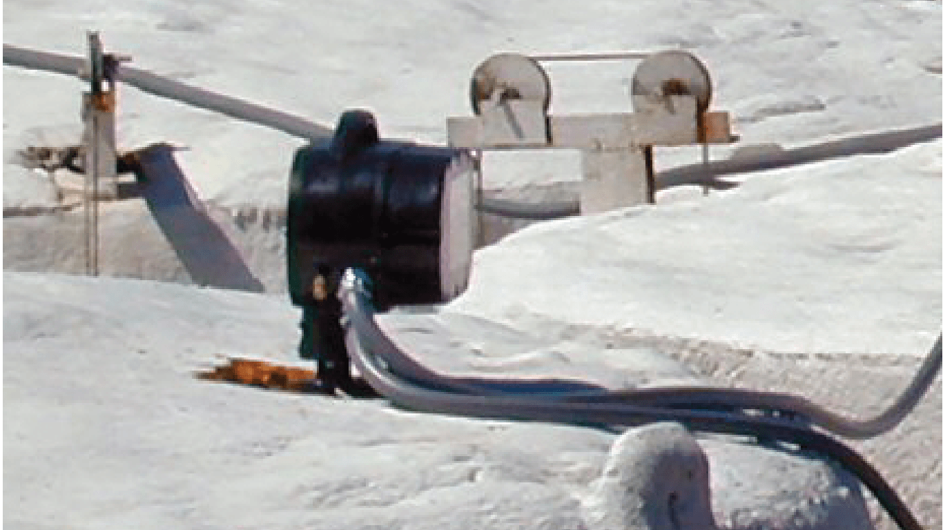 Heated molasses at a liquid feed plant.