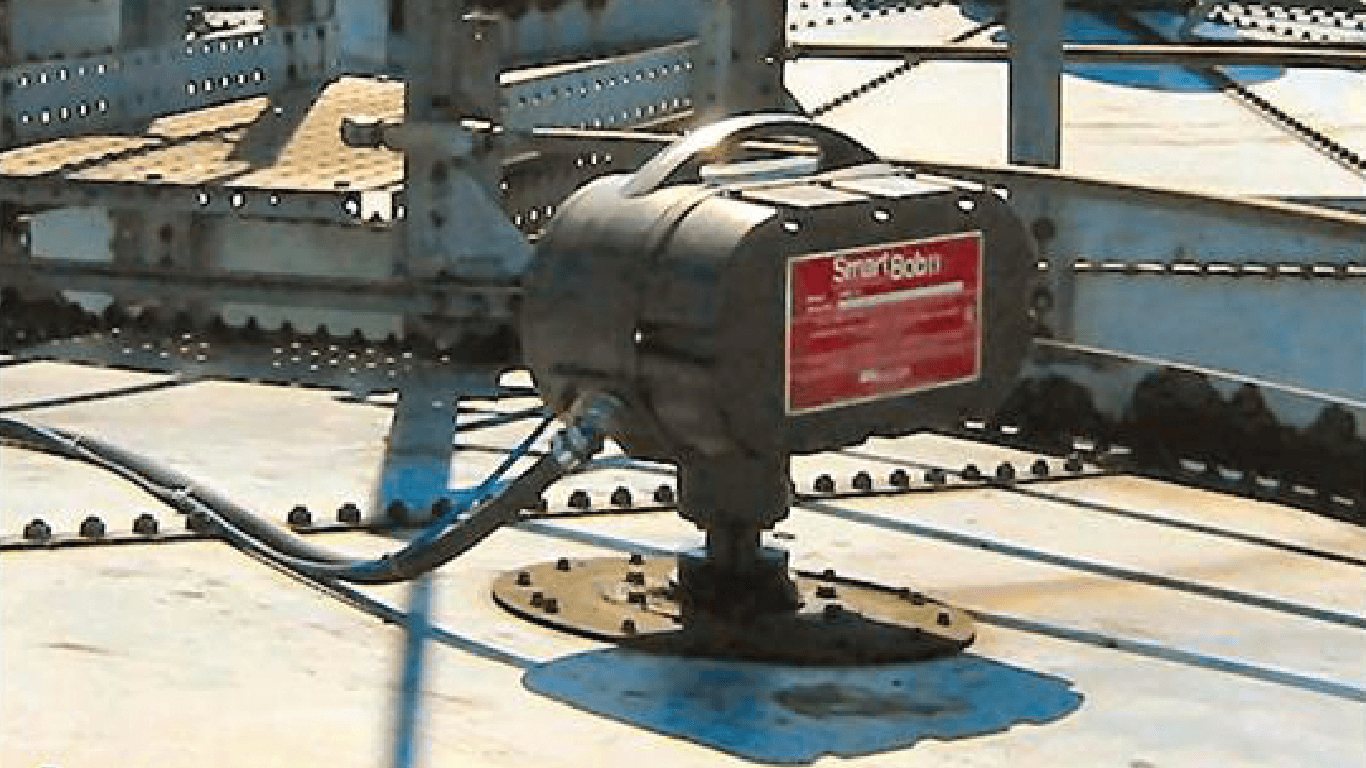 Carbon black at a rubber belt plant.