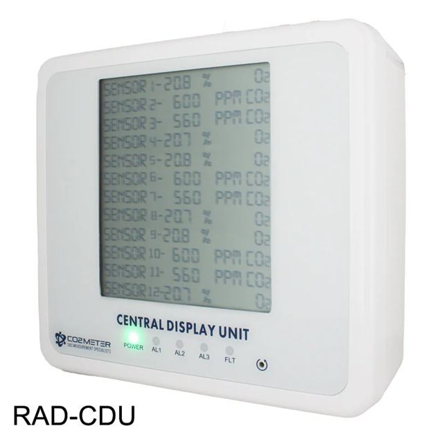 RAD-CDU: Central Display Unit for Gas Safety Alarms