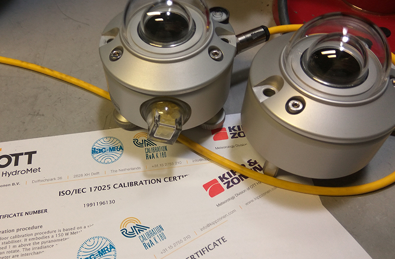 Kipp and Zonen ISO/IEC 17025 Accredited Calibration Service