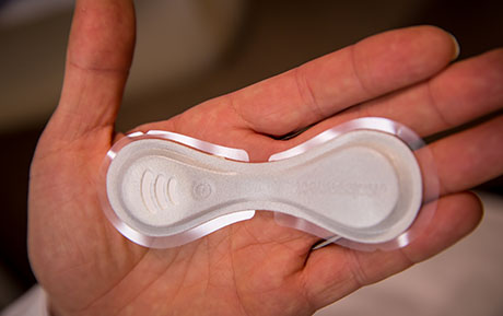 Wearable sensors like this one could help doctors remotely detect cardiovascular changes in heart failure patients days before a crisis occurs