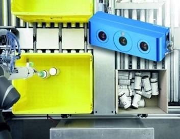 Fully automatic picking of unknown products from bulk material.