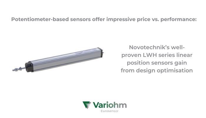 Potentiometer-Based Sensors Offer Impressive Price vs. Performance: Novotechnik’s Well-Proven LWH Series Linear Position Sensors Gain From Design Optimization.