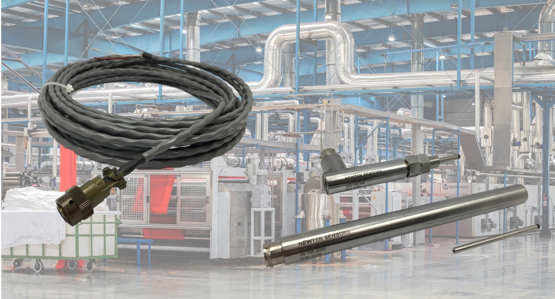 NewTek Hermetically-Sealed 4-20mA Sensors Accept Long Cable Runs for Process Control and Factory Applications