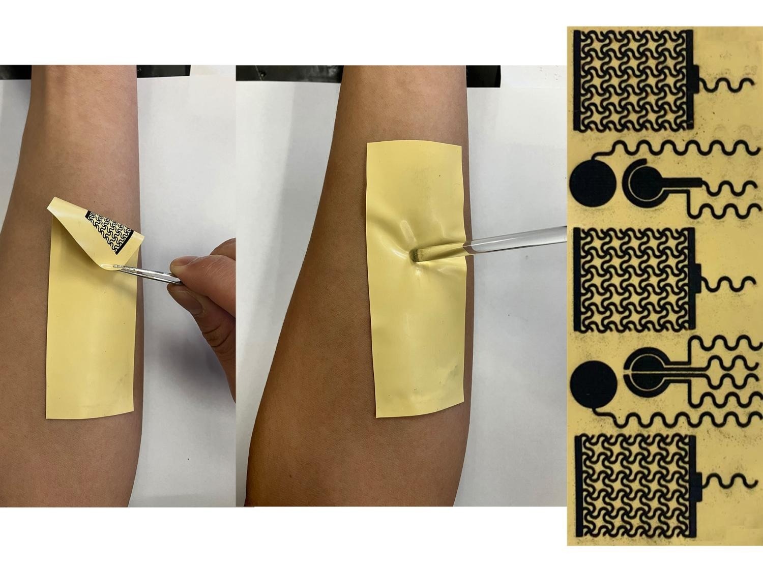 Wearable Health Monitors with the Development of a Novel Adhesive Sensing Device