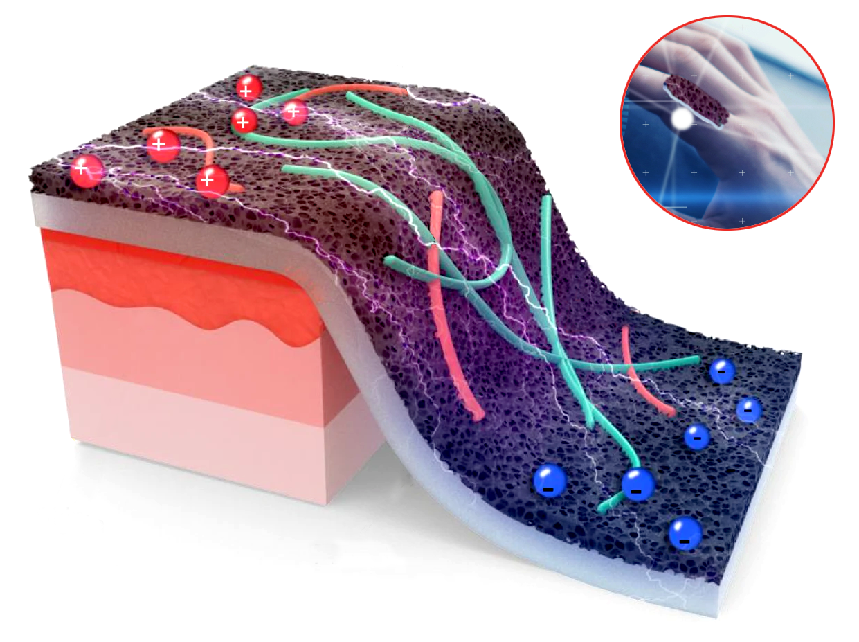 The flexible sensor, ideal for use in the human body, uses laser-induced graphene to simultaneously but separately measure temperature and strain, potentially enabling better wound healing monitoring by providing clearer insights into inflammation and recovery.