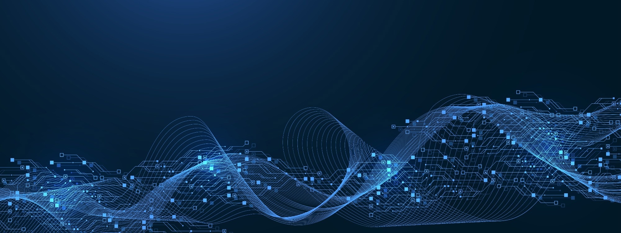 Quantum computer technologies concept.