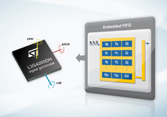 ST Gyroscope with On-Chip Memory for Motion Tracking
