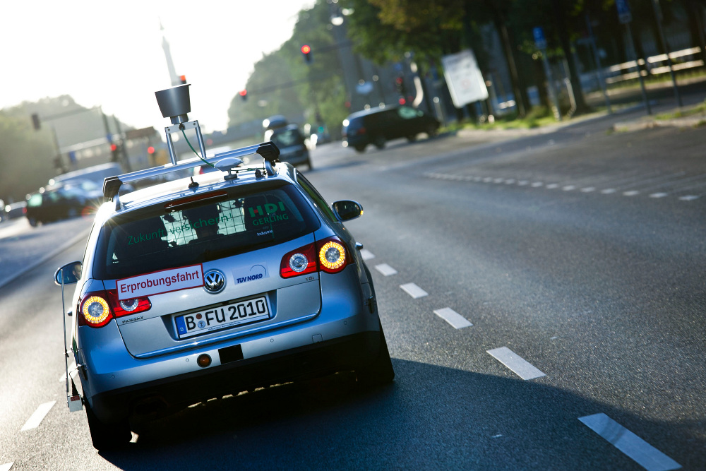 Engineers Road Test 'MadeInGermany' Self-Driving Car