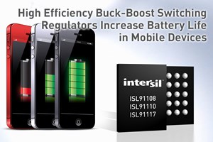 Intersil Launches the High-Current Buck-Boost and Boost Switching Regulator Family