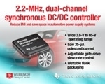 TI's Innovative Dual-Channel Synchronous Buck Converter Reduces System Noise in Automotive Power Supply Systems