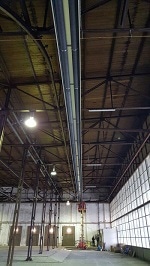Former Sugar Factory Heated by Mark Infra Line Radiant Heaters