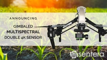 Sentera's Multispectral Double 4K Sensor Delivers High-Megapixel Crop Health Imagery and Data