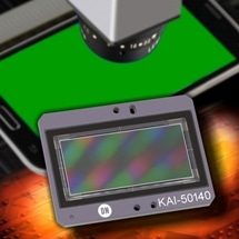 50 Megapixel CCD Image Sensor from ON Semiconductor Targets Inspection of Smartphone Displays