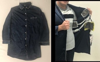 Pajamas Embedded with Self-Powered Sensors Enable Unobtrusive and Continuous Monitoring of Sleep