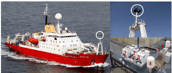 Ship-Mounted Direct and Diffuse Hyperspectral Radiometers Successfully Measure Solar Irradiances and Aerosol Optical Depth