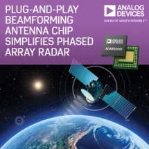 Analog Devices’ Plug-and-Play Antenna Chip Simplifies Phased Array Radar for Avionics and Communications Equipment Designers