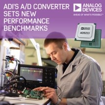 Analog Devices’ 12-Bit 10.25-GSPS Radio Frequency ADC Sets New Performance Benchmarks for Instrumentation and Defense