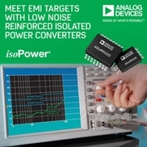 Analog Devices’ Isolated Power Converters Support Class B System EMI Levels