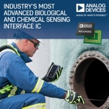 Analog Devices Unveils Industry’s Most Advanced Biological and Chemical Sensing Interface IC