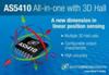 austriamicrosystems Introduces AS5410 3D Hall Linear Position Sensor