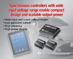 TI Launches Wide-Input Voltage Synchronous Boost Controllers with High Efficiency and Power Density