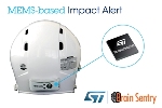 Brain Sentry Impact Sensor Utilizes ST’s MEMS Accelerometer for Monitoring Head Impacts