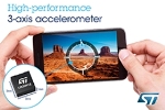 STMicroelectronics Unveils High-Performance MEMS Accelerometer for Portable Devices