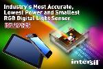 Intersil Unveils ISL29125 RGB Digital Light Senso